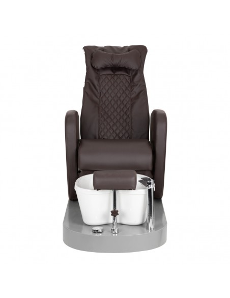 AZZURRO SPA PEDICURE CHAIR 016C WITH HYDROMASSAGE BROWN