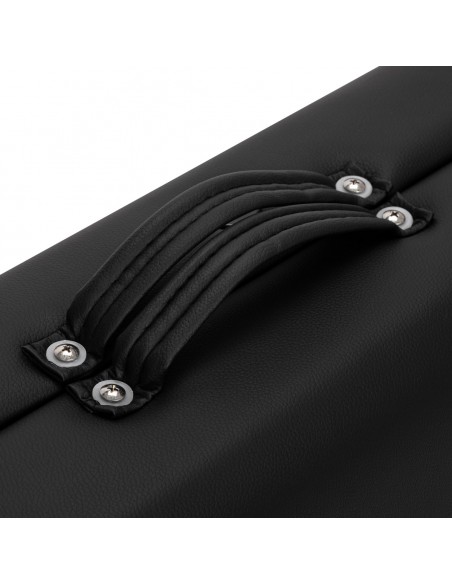 WOODEN FOLDING MASSAGE TABLE COMFORT ACTIVFIZJO LUX 3-SECTIONS 190X70 BLACK