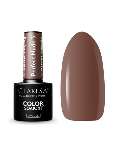 CLARESA Hybrid nail polish PERFECT NUDE 3 -5g