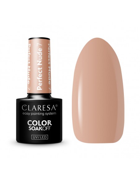 CLARESA Hybrid nail polish PERFECT NUDE 7 -5g