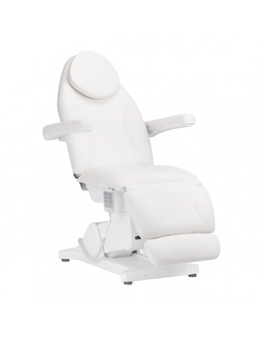Sillon Basic electric cosmetic chair 3 motors white 
