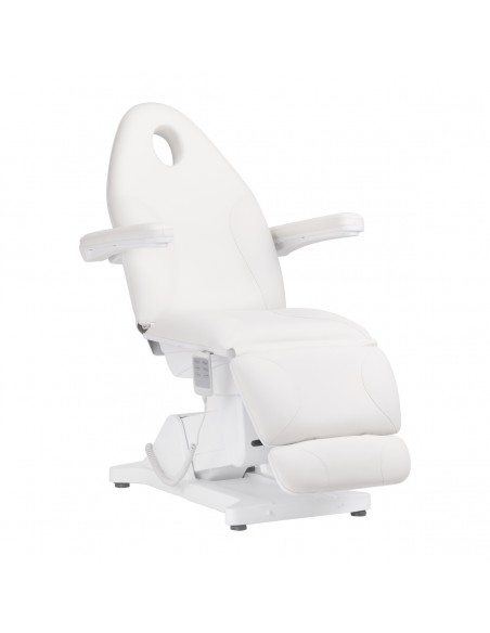 Sillon Basic electric cosmetic chair 3 motors white 