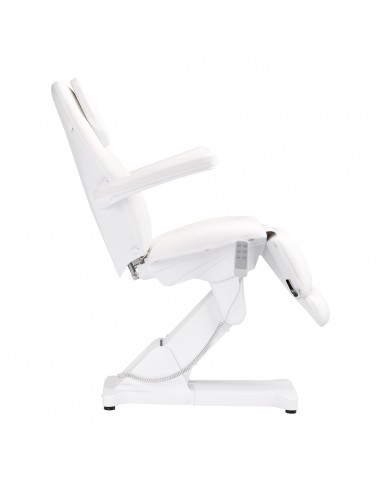 Sillon Basic electric cosmetic chair 3 motors white 