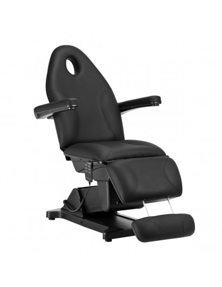 Sillon Basic electric cosmetic chair 3 motors black