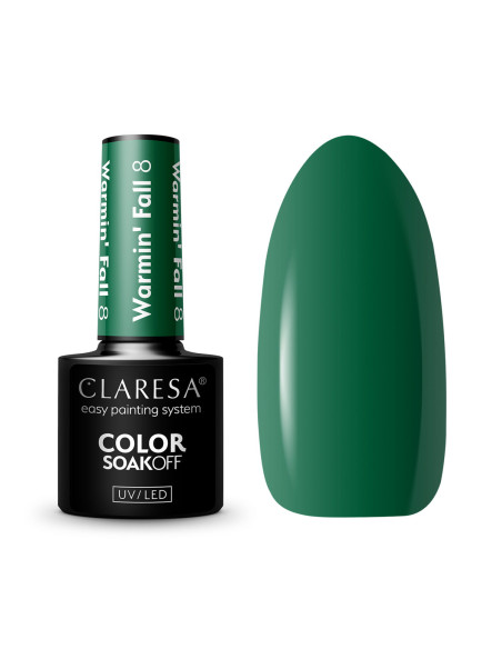CLARESA Hybrid Polish WARMIN "FALL 8 -5g.  