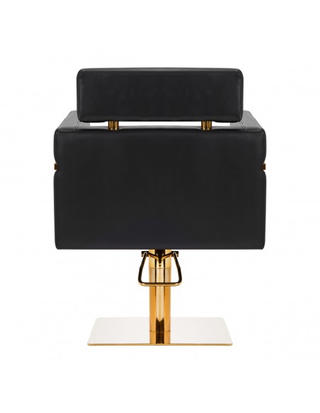 Gabbiano hairdressing chair Toledo gold black