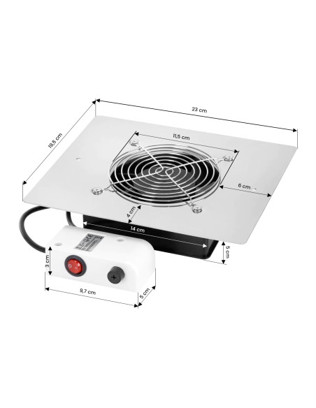 MOMO X1S BUILT-IN DUST ABSORBER 60W PROFESSIONAL WHITE