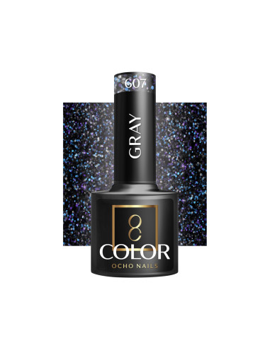 OCHO NAILS Hybrid nail polish gray 607 -5 g