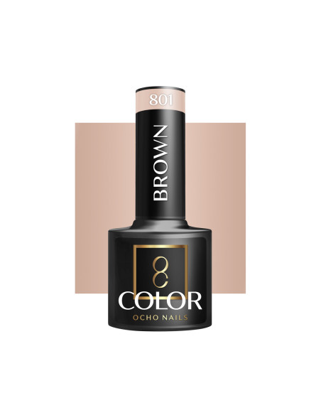OCHO NAILS Hybrid nail polish brown 801 -5 g