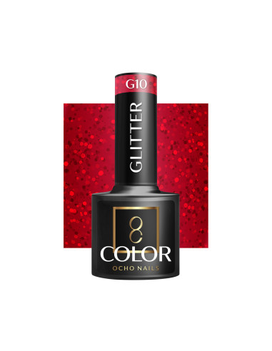OCHO NAILS Hybrid nail polish glitter G10 -5 g