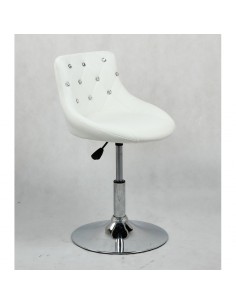 Chair for beauty salon. Chair for hairdresser. Chair for nail salon. Chair White  BFHC931N