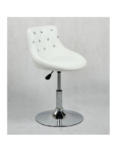 Chair for beauty salon. Chair for hairdresser. Chair for nail salon. Chair White  BFHC931N
