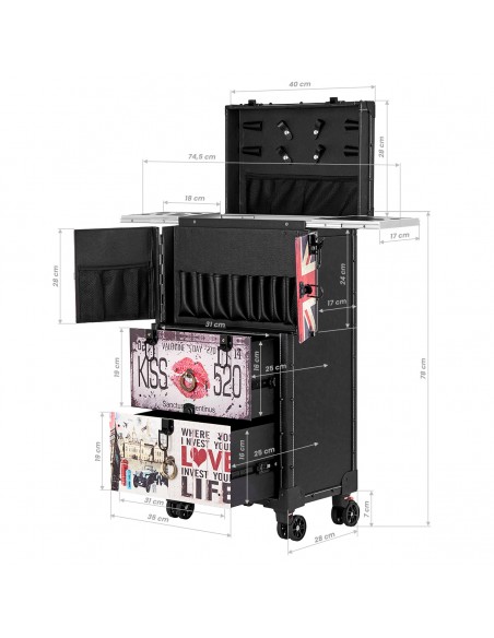 Gabbiano barber's helper C12 black
