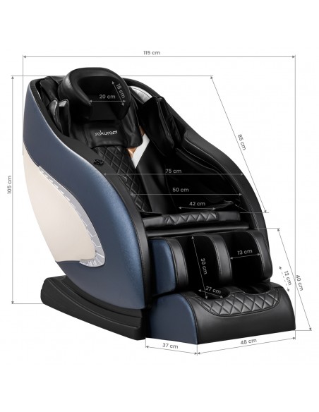 Sakura massage chair Classic 305 blue