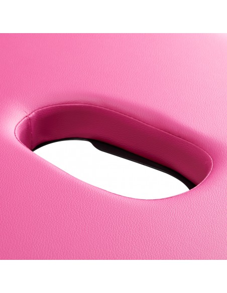 Folding massage table wooden Activ Fizjo comfort 2 segment pink