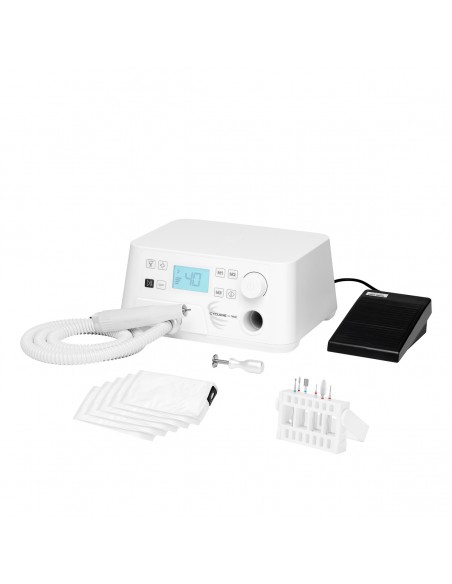 Saeyang Marathon Cyclone-Vac podiatry nail drill machine with absorber + podoset