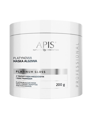Apis Platinum Gloss Platinum algae mask with honey tripeptide and niacinamide 200 g