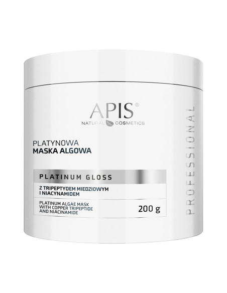 Apis Platinum Gloss Platinum algae mask with honey tripeptide and niacinamide 200 g
