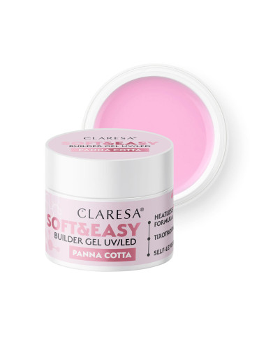 Claresa Soft&Easy gel builder panna cotta 45g