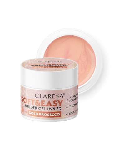Claresa builder gel Soft&Easy gold prosecco 12g