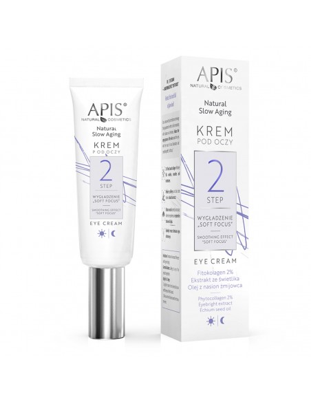 Apis Natural slow aging Eye cream STEP 2 smoothing ,,SOFT FOCUS". 15 ml