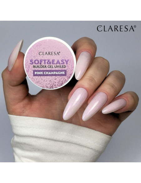 Claresa Soft&Easy building gel pink champagne 12g  