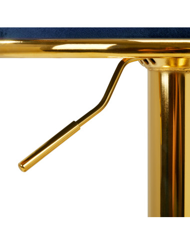 4Rico Bar Hocker QS-B313a navy velvet