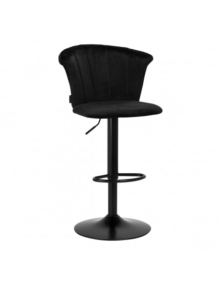 4Rico Bar Hocker QS-B801 black velvet