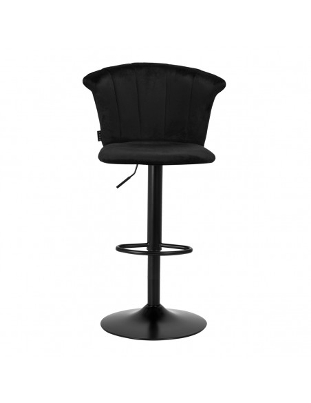 4Rico Bar Hocker QS-B801 black velvet