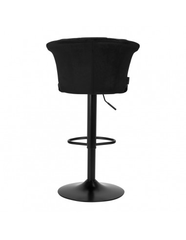 4Rico Bar Hocker QS-B801 black velvet