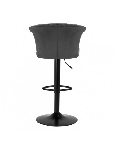 4Rico Bar Hocker QS-B801 gray velvet