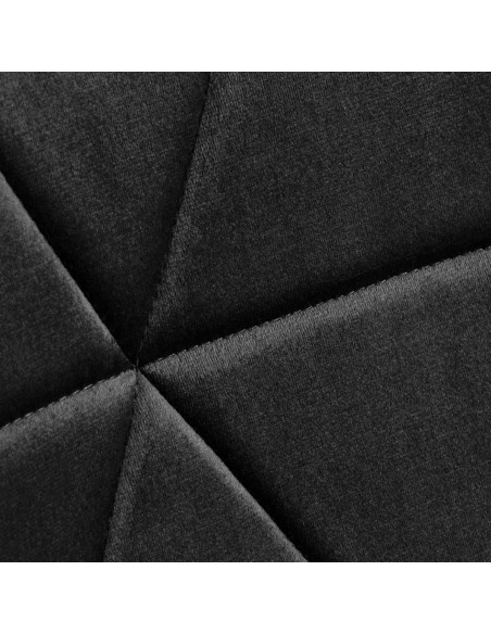 4Rico Cosmetic chair QS-186 black velvet