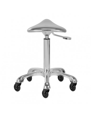 Gabbiano stool Fine Silver
