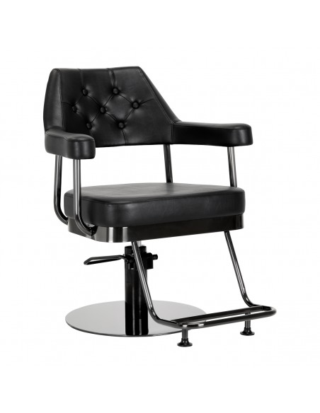 Gabbiano hairdressing chair Granda black