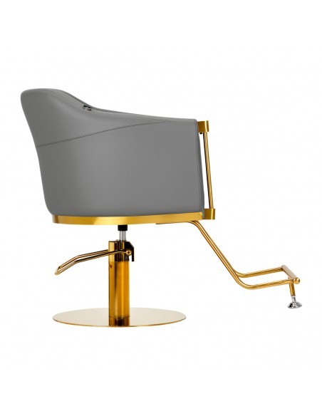 Hairdressing chair Burgos Gold Gray