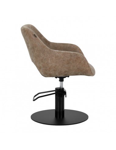 Hairdressing chair Gabbiano Sevilla old Brown