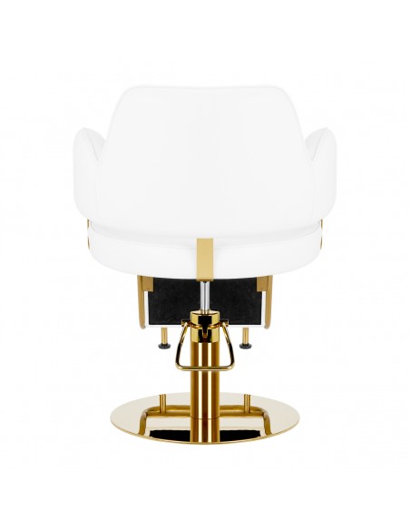 Hairdressing chair Gabbiano Linz NQ Gold White 