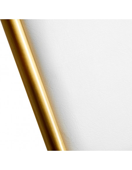 Hairdressing chair Gabbiano Linz NQ Gold White 