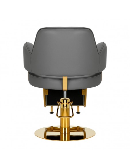Hairdressing chair Gabbiano Linz NQ Gold Gray