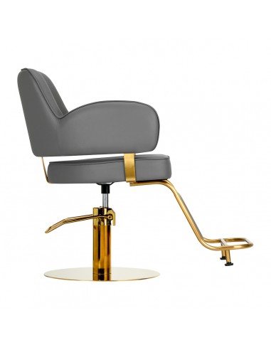 Hairdressing chair Gabbiano Linz NQ Gold Gray