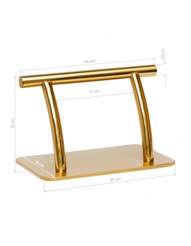 Hairdressing footstool L005S gold