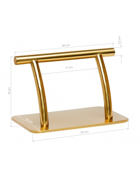 Hairdressing footstool L005S gold