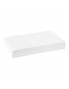 Disposable treatment scarves 20 pcs. 70×40 cm white hearts