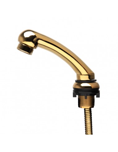 Hairdressing wash unit handset gold small