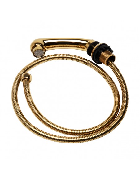 Hairdressing wash unit handset gold small