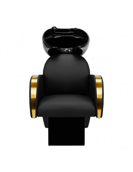 Gabbiano hairdressing wash unit Malaga gold and black