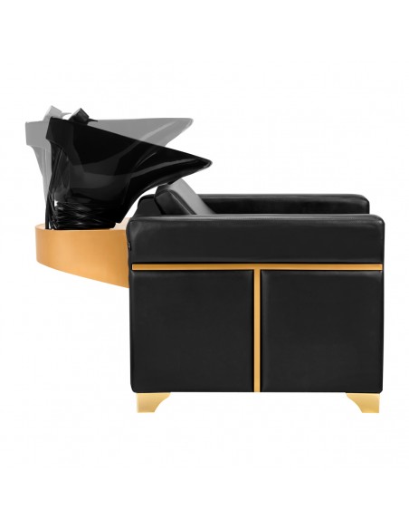 Hairdressing wash unit Toledo black