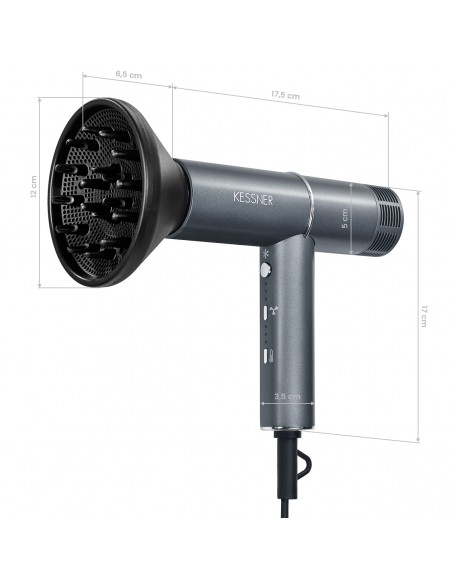 Kessner professional brushless hair dryer JET 1600 IONIC