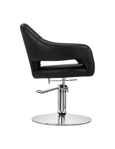 Hairdressing chair Gabbiano Parma Black