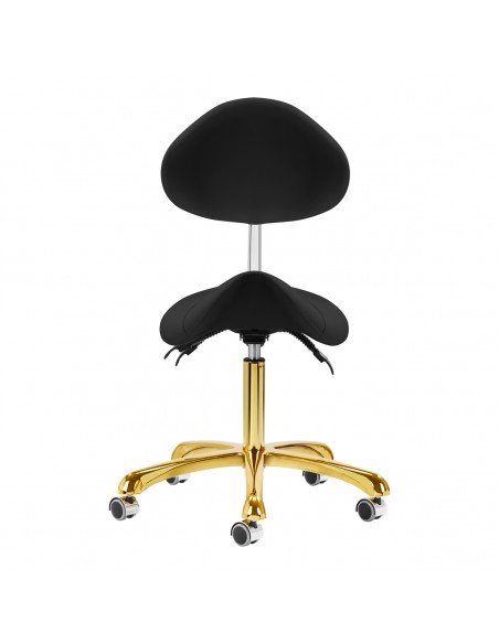 Giovanni cosmetic stool 1004 gold black